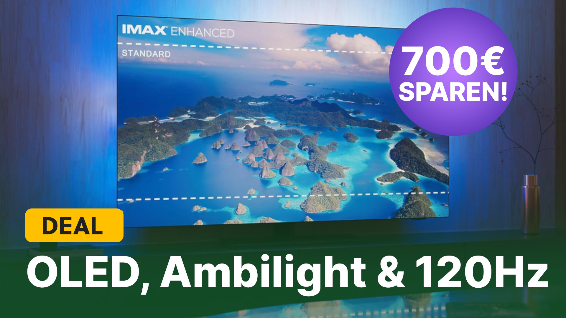 Satte 700€ Rabatt auf diesen 4K Philips OLED-TV mit 120Hz und Ambilight! Sichert euch das Angebot bei MediaMarkt