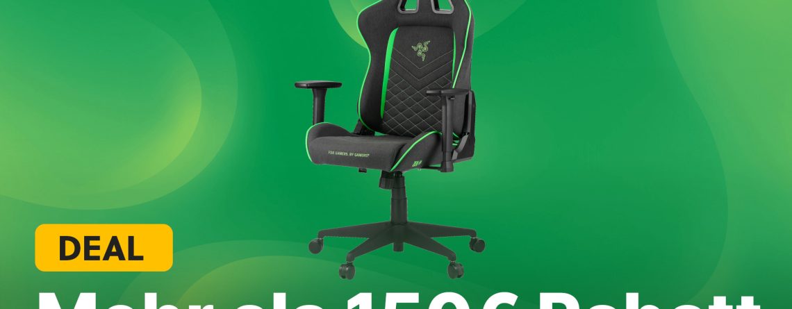 Razer Gaming-Stuhl zum halben Preis: Für mehr Komfort und weniger Rückenbeschwerden