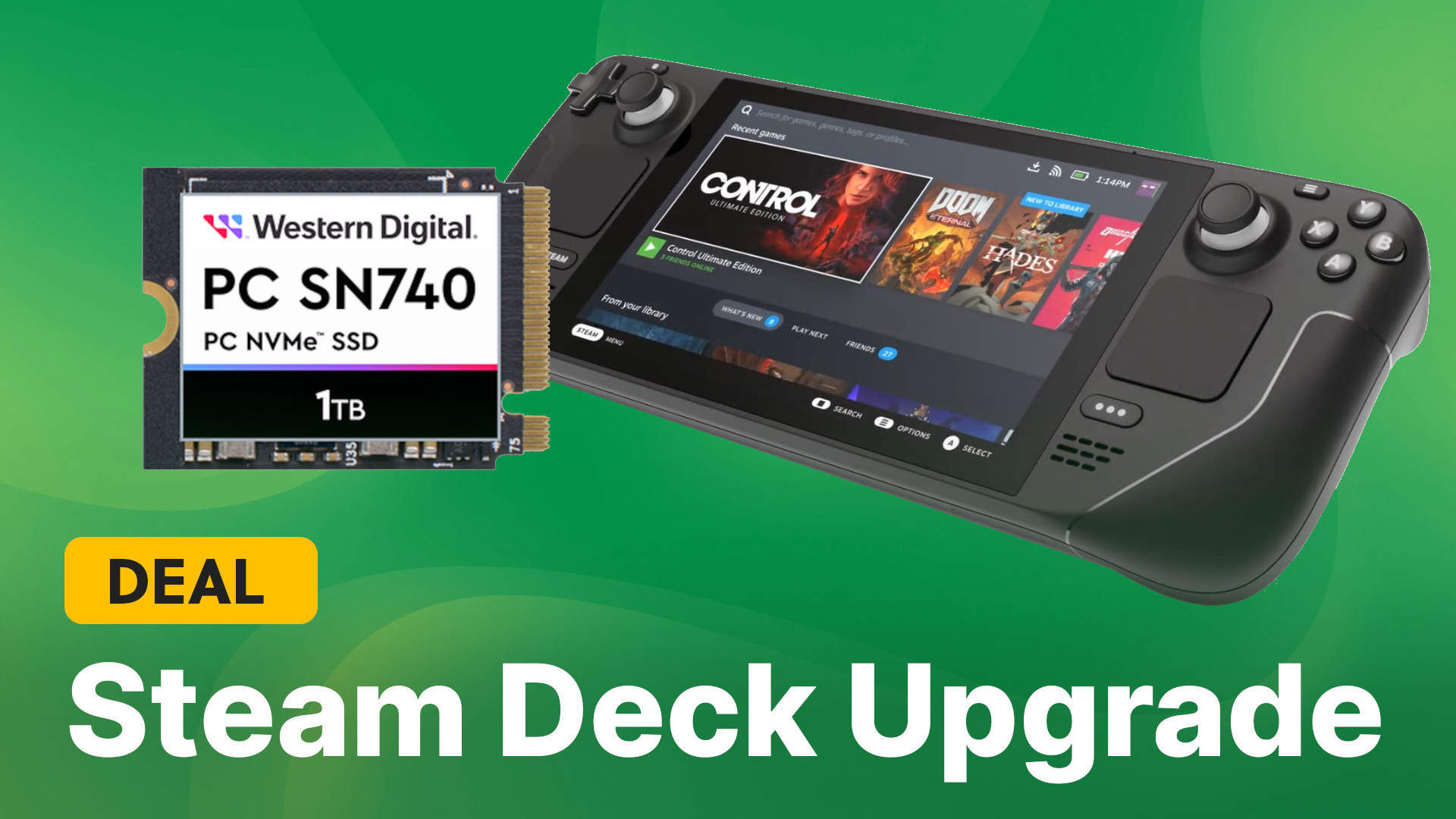 Steam Deck: Das ist das günstigste SSD-Upgrade mit 1TB Speicher