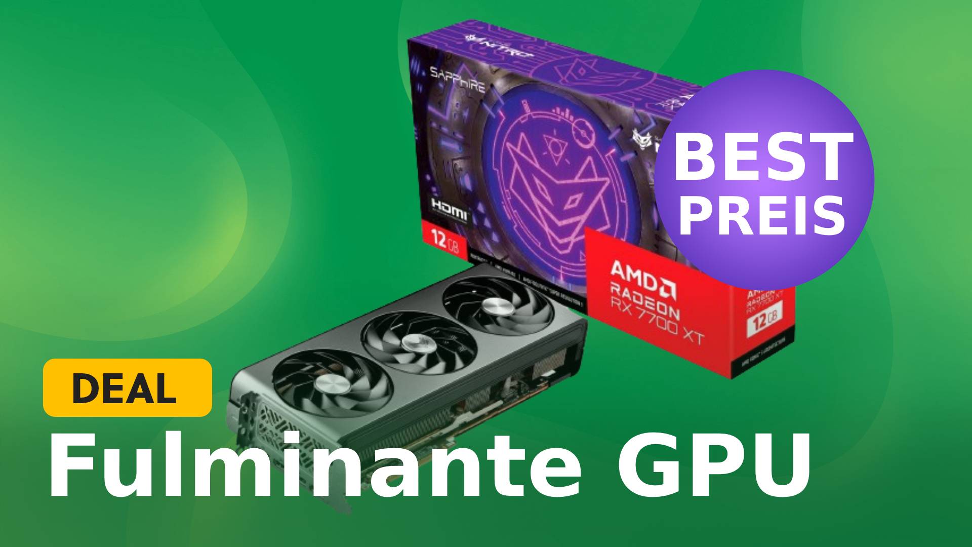 So viel Grafik-Leistung für so wenig Geld gibt’s sonst nirgends: Nutzt jetzt das Angebot auf AMD’s 7700 XT!