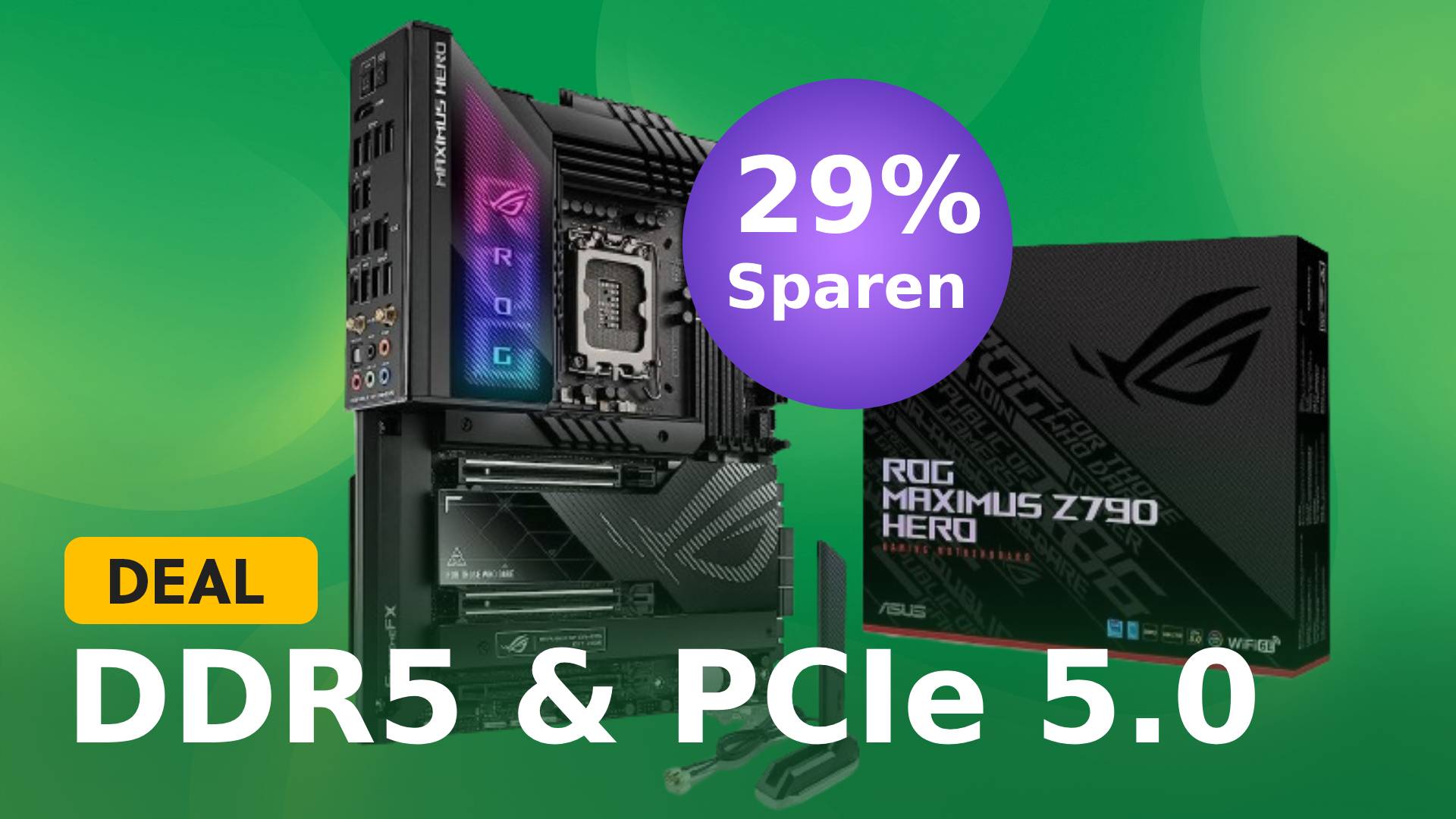 Dieses Highend-Mainboard wird seinem Namen gerecht! Mit Maximus Z790 Hero ein unvergleichliches Gaming-Gerüst zum Sparpreis bei Amazon erhalten