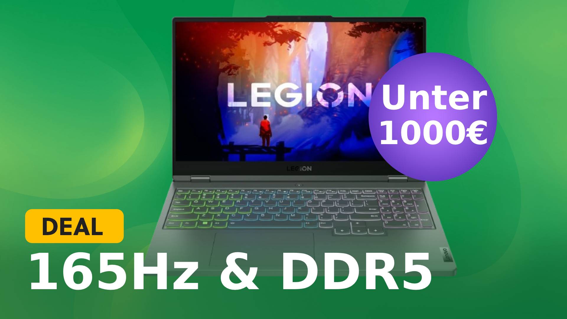 Gaming-Laptop mit 165Hz für unter 1000€ bei Amazon schnappen