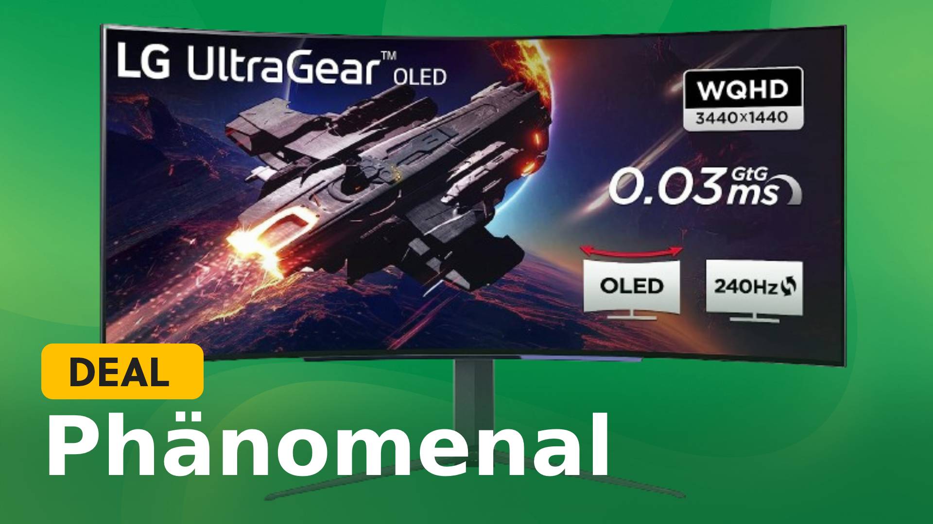 Riesiger OLED-Monitor mit 240Hz jetzt unschlagbar günstig im Angebot