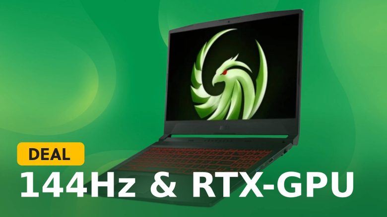 Ein exzellenter Gaming-Laptop mit RTX-Grafik & DDR5-RAM kostet dank großzügigen Angebot nur knapp über 1000€