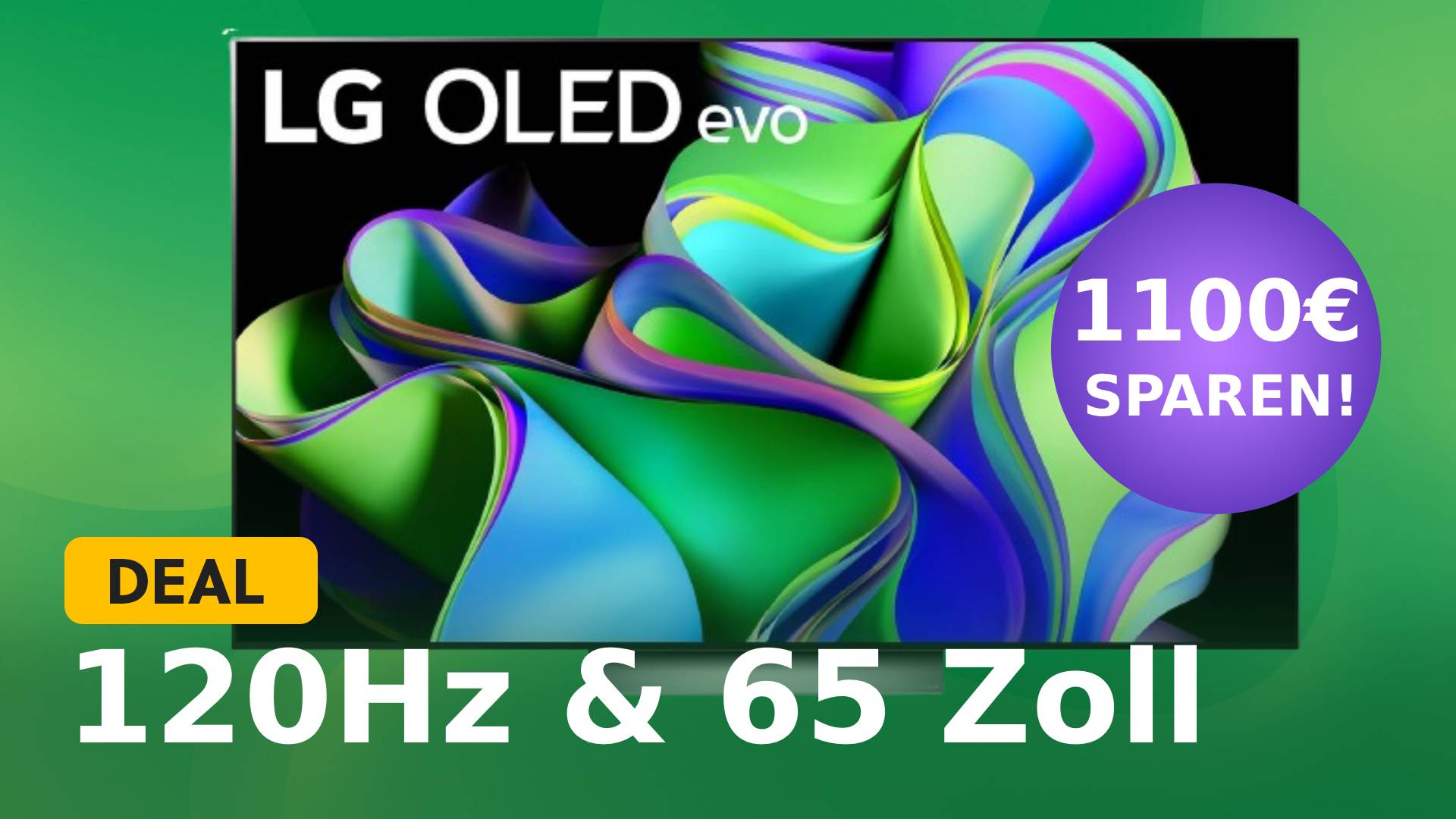 Monumentaler Traum-TV 1000€ günstiger: Holt euch 4K und OLED zum Sparpreis nach Hause