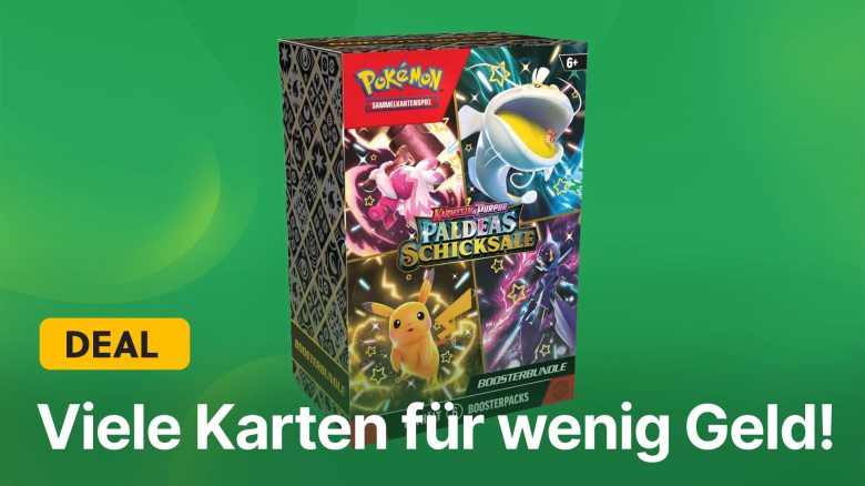 Preis-Leistungs-Hammer für Pokémon-Karten: Schnappt euch jetzt das Boosterbundle “Paldeas Schicksale”, bevor es vergriffen ist