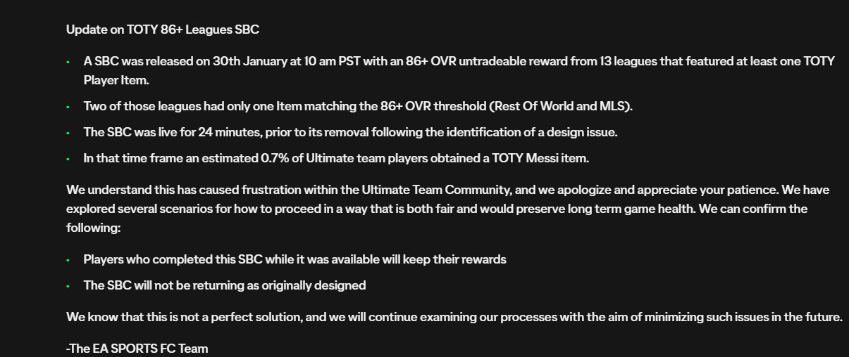 EA FC 24 Statement TOTY Clitch