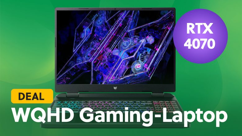 Gebt Ladebildschirmen keine Chance und holt euch einen Acer Gaming-Laptop mit RTX 4070