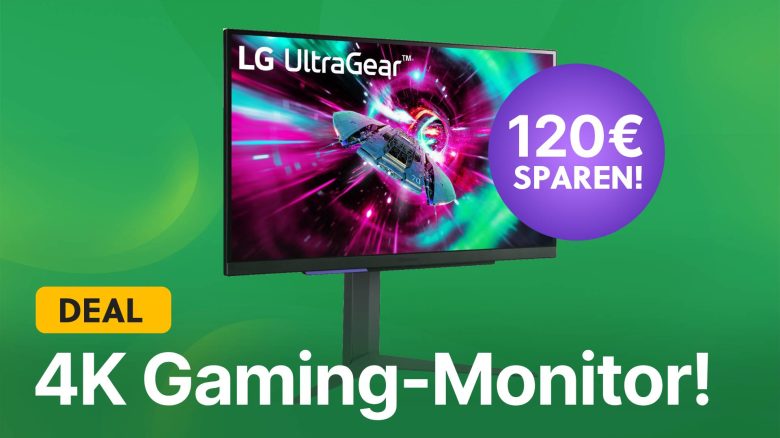 Gaming in 4K: Dieser gut bewertete Monitor von LG ist gerade so günstig wie nie bei Amazon im Angebot