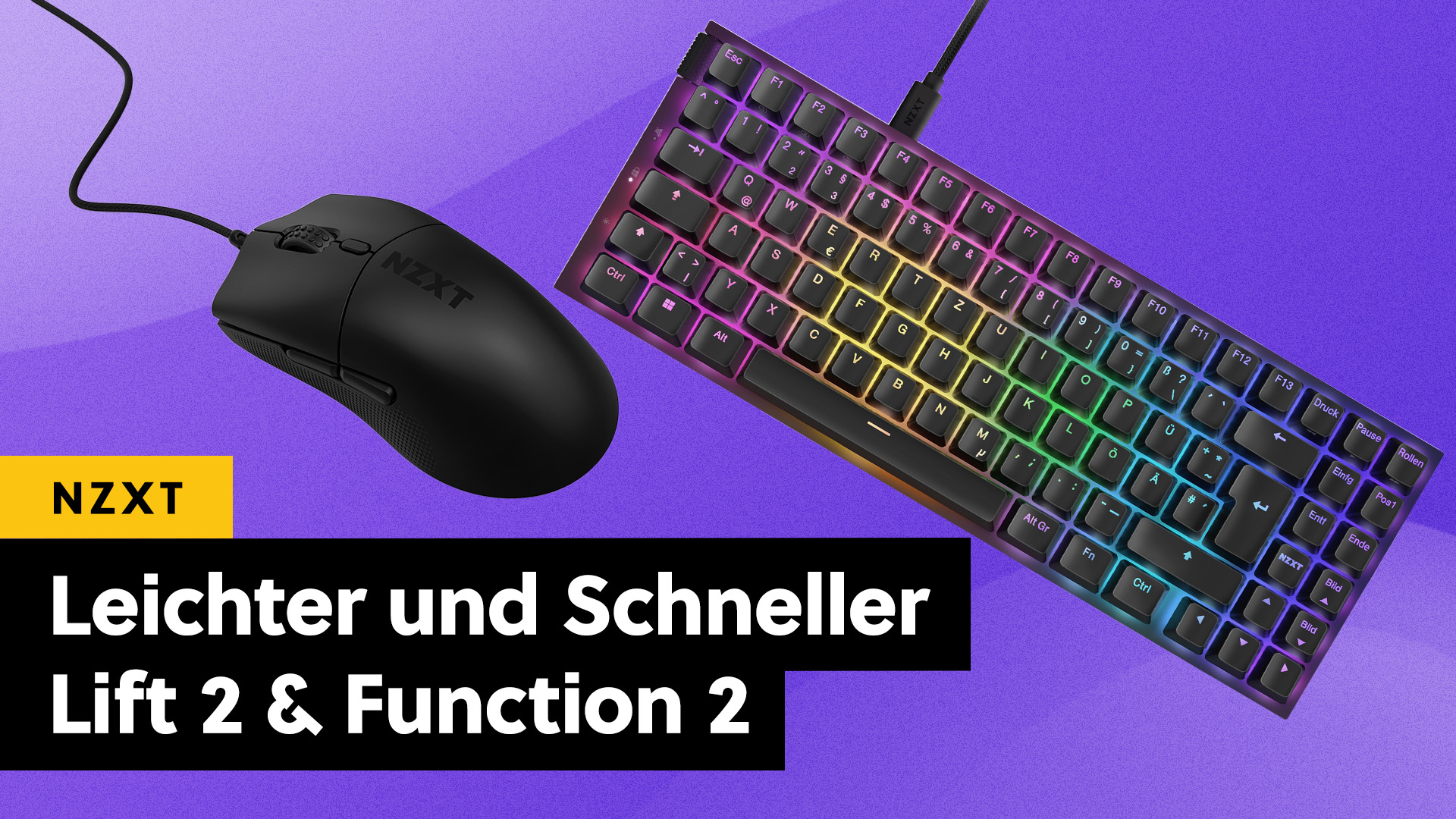 NZXT: Die besten sind jetzt noch besser – Das macht die neue Gaming-Maus und Gaming-Tastatur so gut