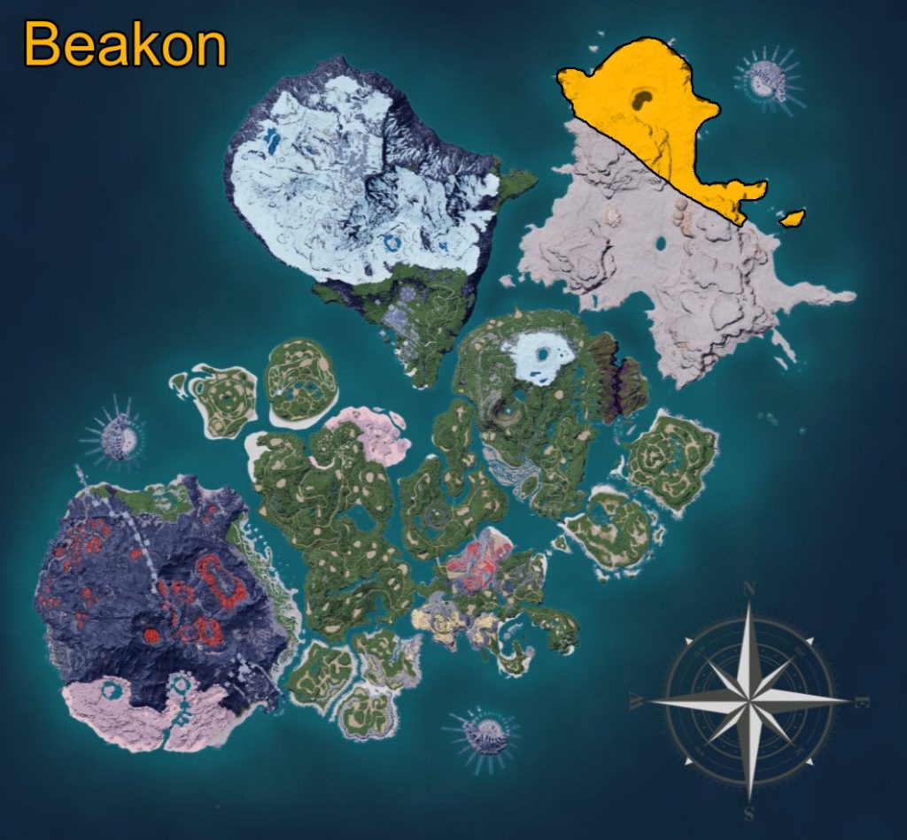 Palworld Beakon Map Location