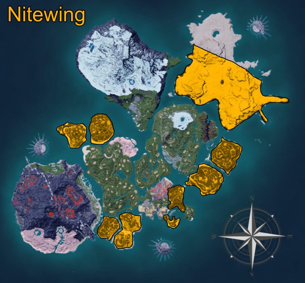 Palworld Nitewing Map Location