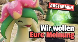 Palworld Umfrage Titelbild mit CTA