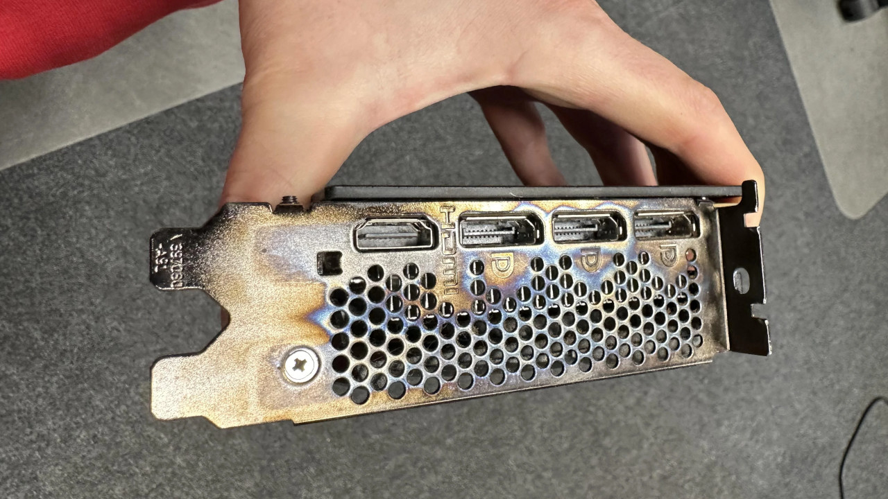 Gamer finds ‘grilled’ Nvidia graphics card – Is surprised that it actually still works