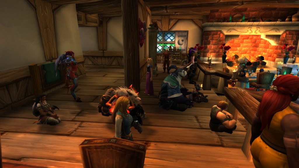 WoW Goldshire Tavern During Day