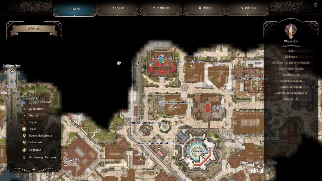 Baldurs Gate 3: Karte Teufels Preis