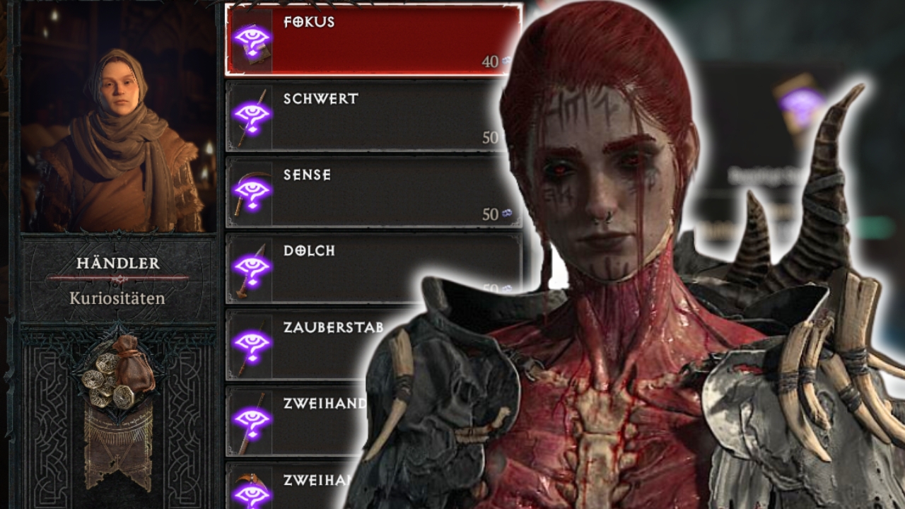 Diablo 4: Kuriositätenhändler – So bekommt ihr „Heilige“ und „Vermachte“ Items