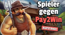 Neues MMORPG erhält so viele Beschwerden wegen Pay2Win, dass sie eine Mechanik 3 Tage nach Release entfernen müssen - Titelbild zeigt Spielcharakter aus Ravendawn neben Text „Spieler gegen Pay2Win - AUFSTAND!"