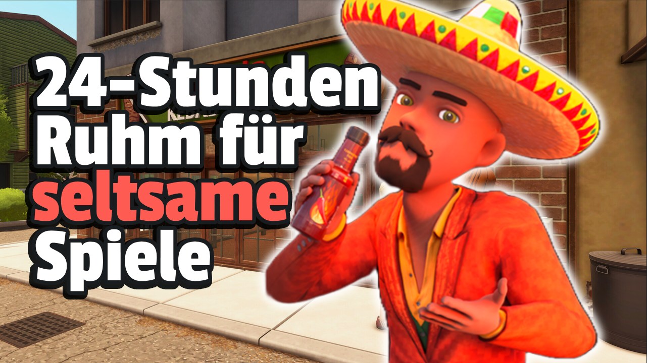 Twitch streamers make strange games famous for 24 hours and the viewers love it