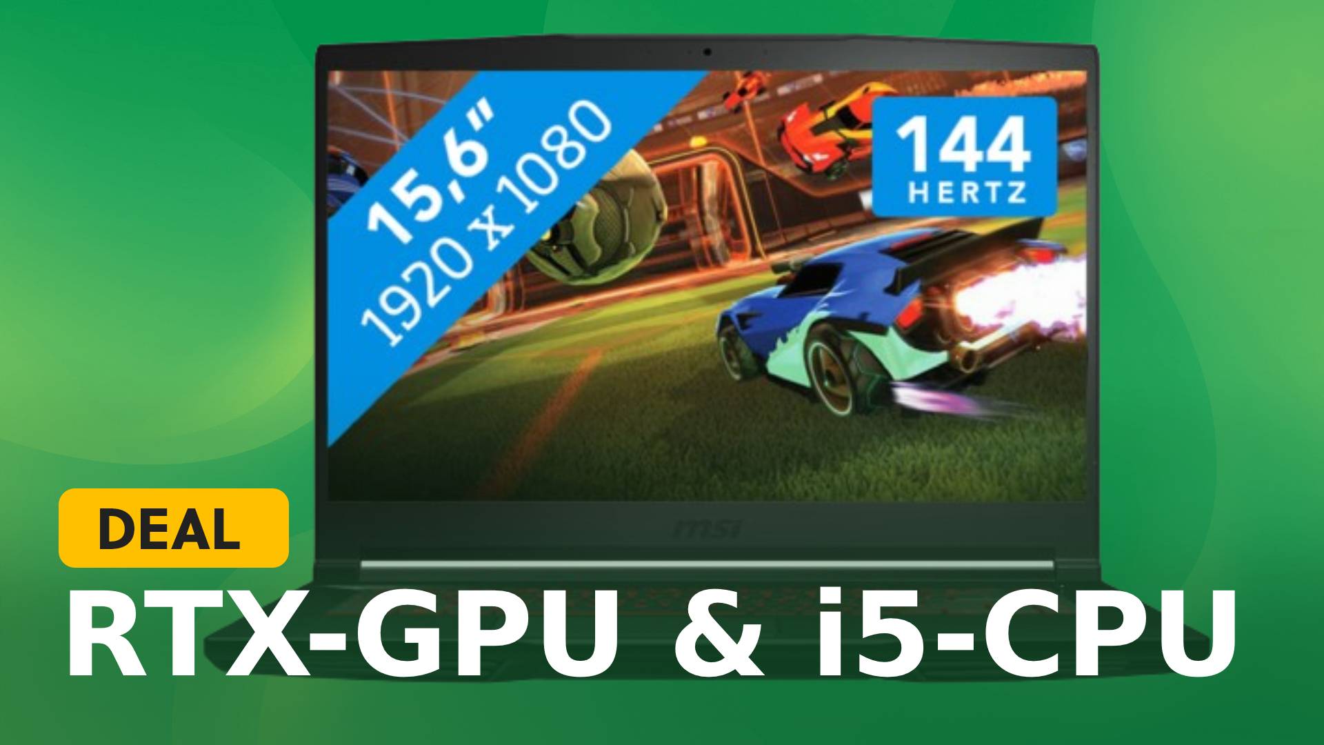 Hier laufen die Oster-Angebote bereits! Schnappt euch einen starken RTX-Gaming-Laptop mit i5 CPU & 144Hz-Display für unter 800€