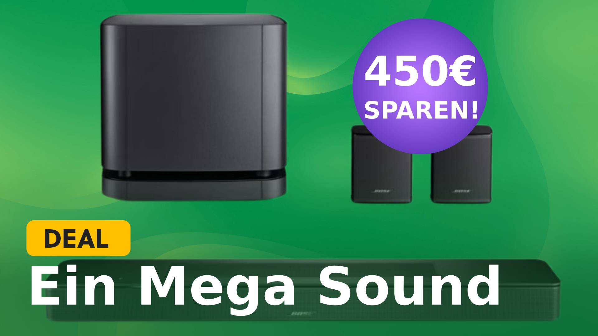 Eine Bose Smart-Soundbar mit kräftigem Bass & Dolby Atmos bekommt ihr jetzt unfassbare 450€ günstiger