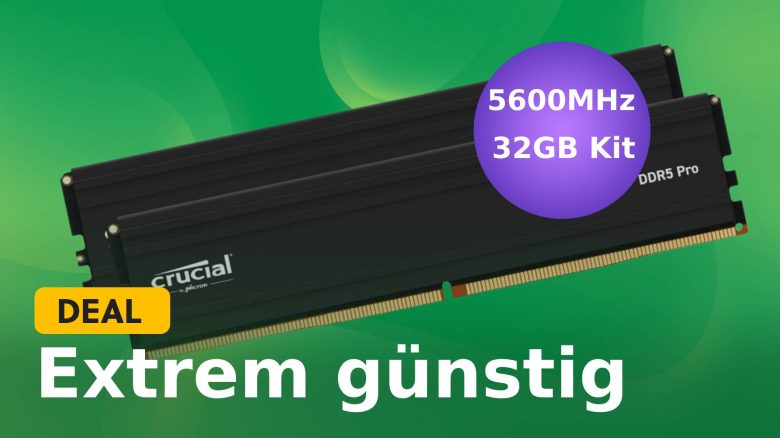 DDR5-RAM-Kit mit 5600MHz & 32GB durch Amazon-Oster-Angebot für unter 100€