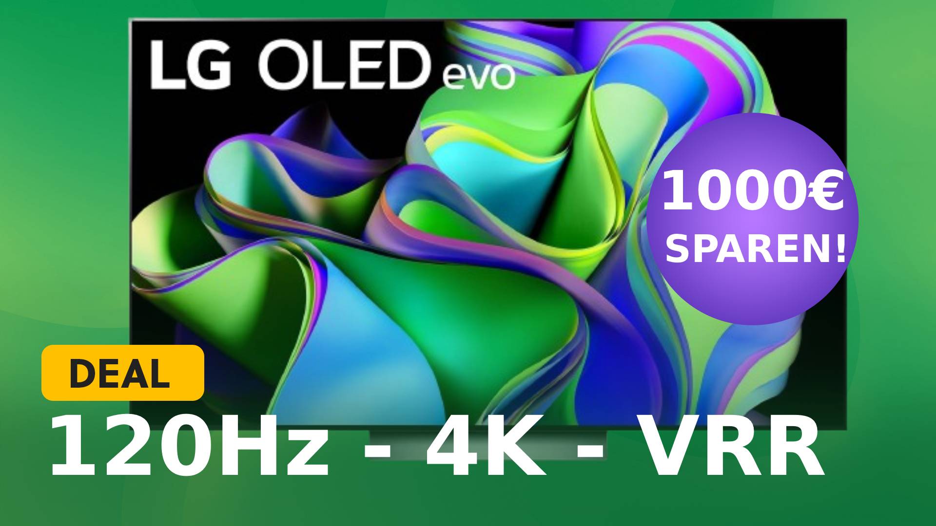 65 Zoll großer 4K-TV von LG mit VRR & 120Hz jetzt mit über 1000€ Rabatt im Angebot