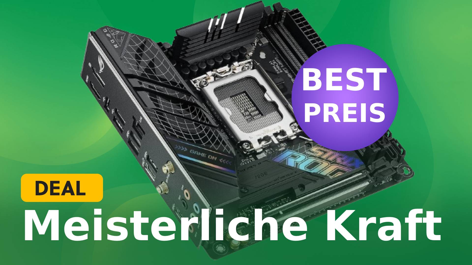 Zeit für ein neues Gaming-System: Mächtiges Asus-Mainboard kostet durch den Spring Sale bei Amazon ganze 33% weniger