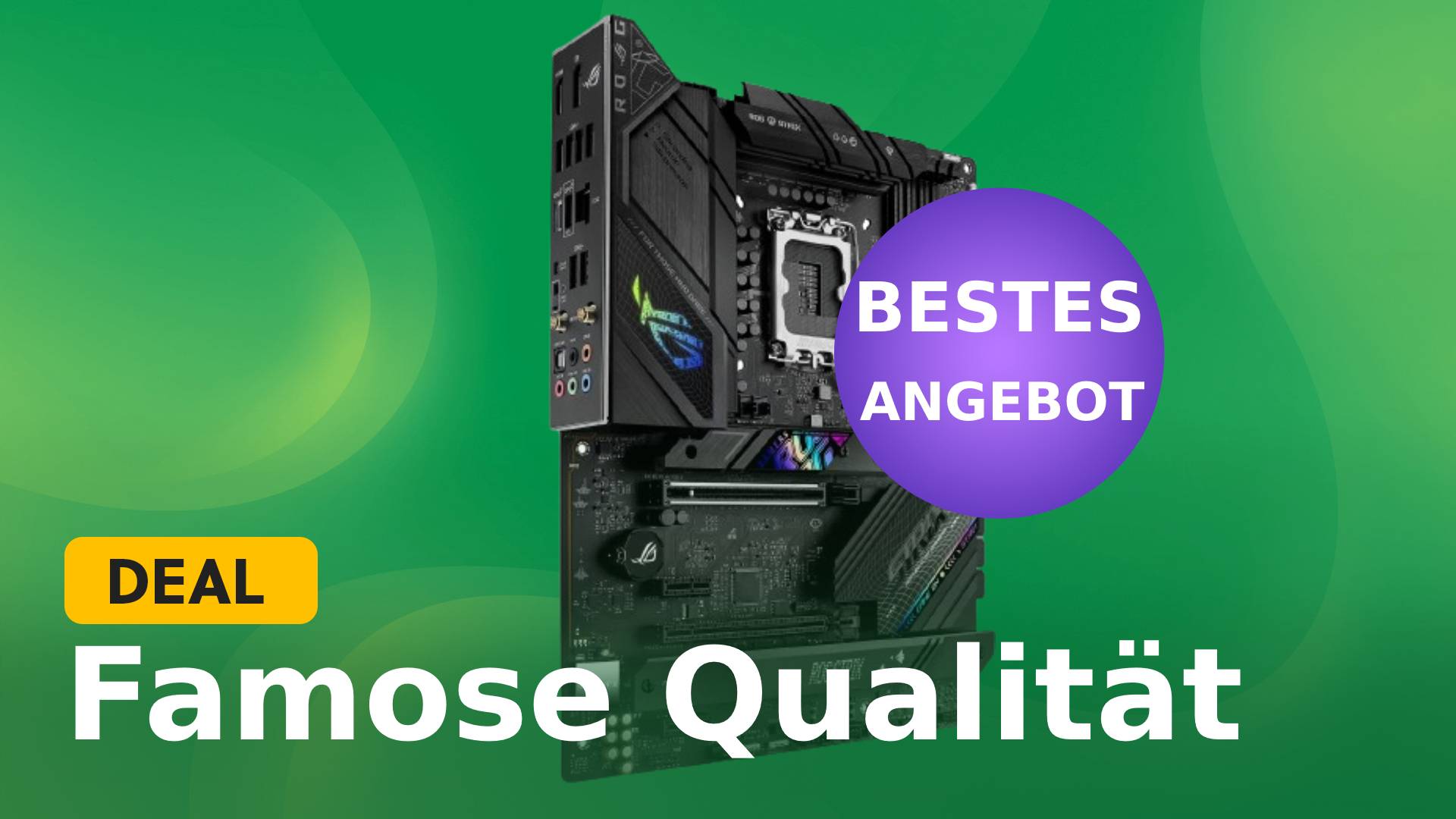 High-End-Mainboard von Asus mit DDR5-Speichertyp & ATX-Formfaktor befindet sich im rapiden Preisfall