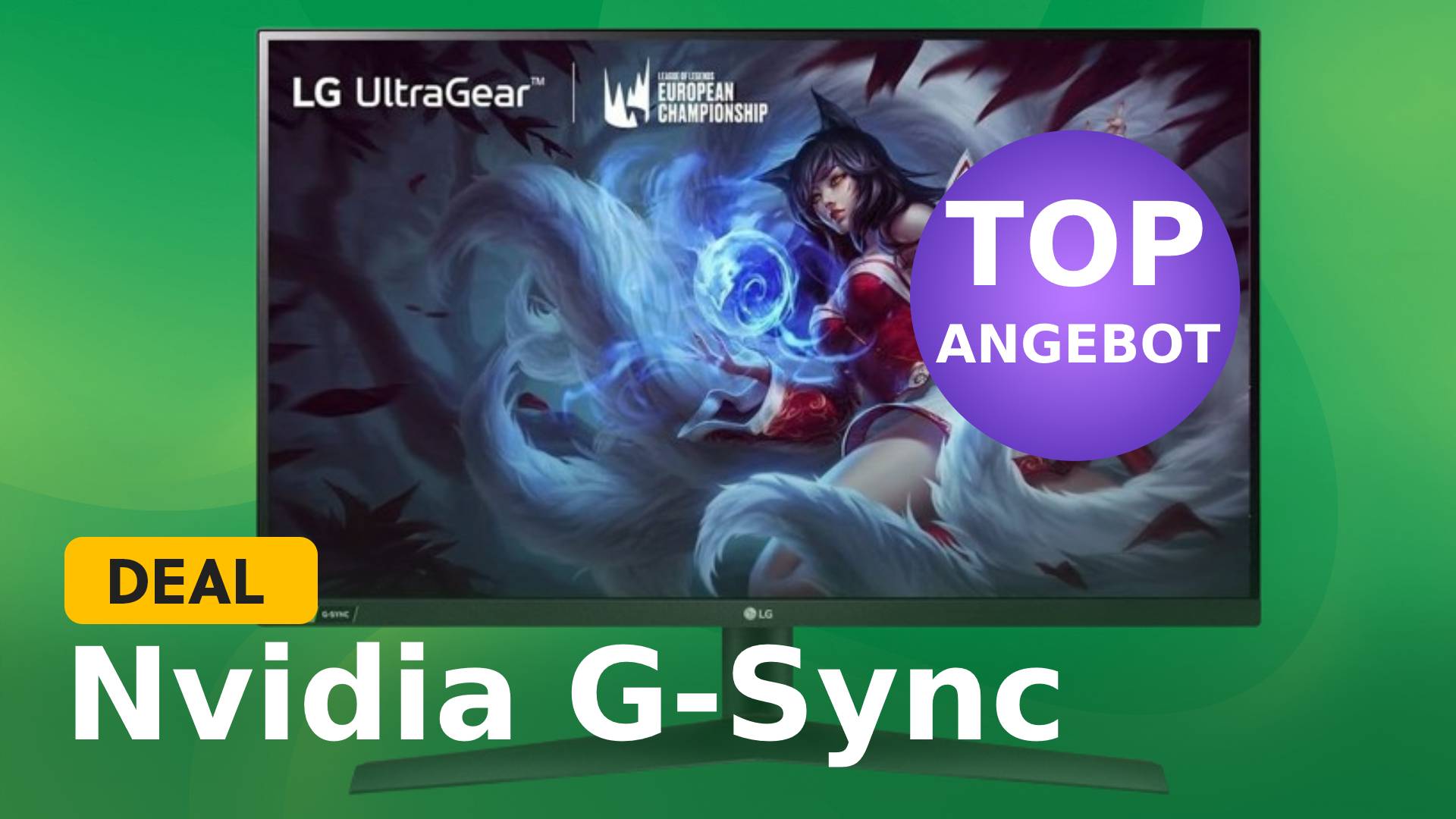 WQHD-Monitor mit 1ms Reaktionszeit & 144Hz Bildwiederholungsfrequenz bei Amazon zum Bestpreis verfügbar