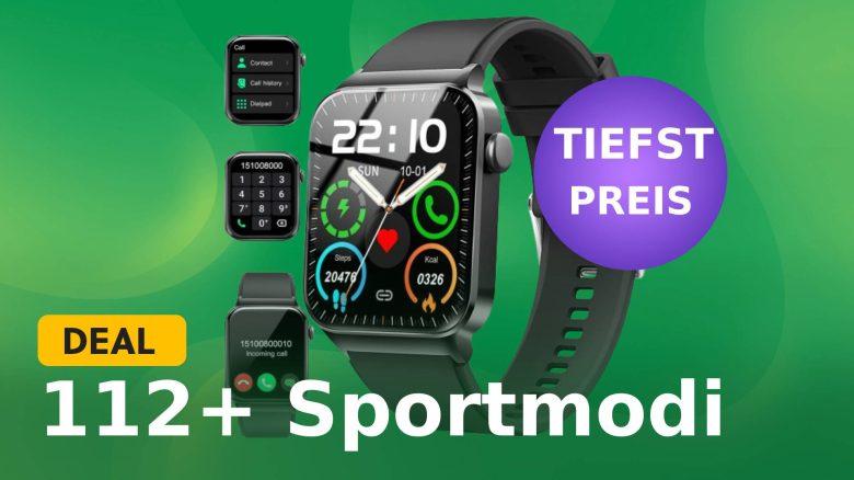 Diese Smartwatch mit über 100 Sportmodi ist nun unfassbare 70% günstiger bei Amazon zu haben
