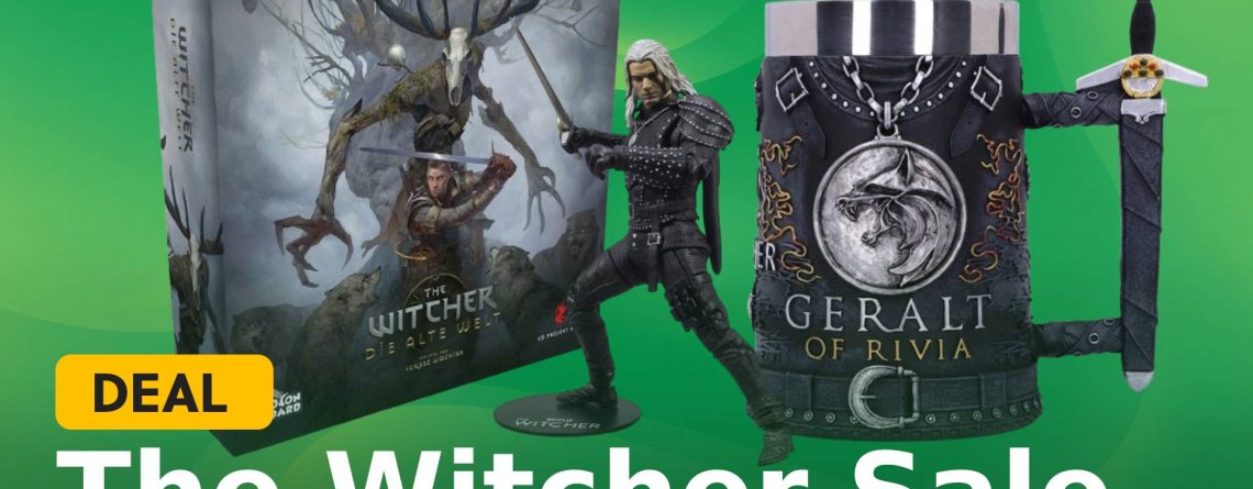 Amazon startet The Witcher Sale, bei dem ihr auf Spiele, Figuren und Brettspiele bis zu 50% sparen könnt