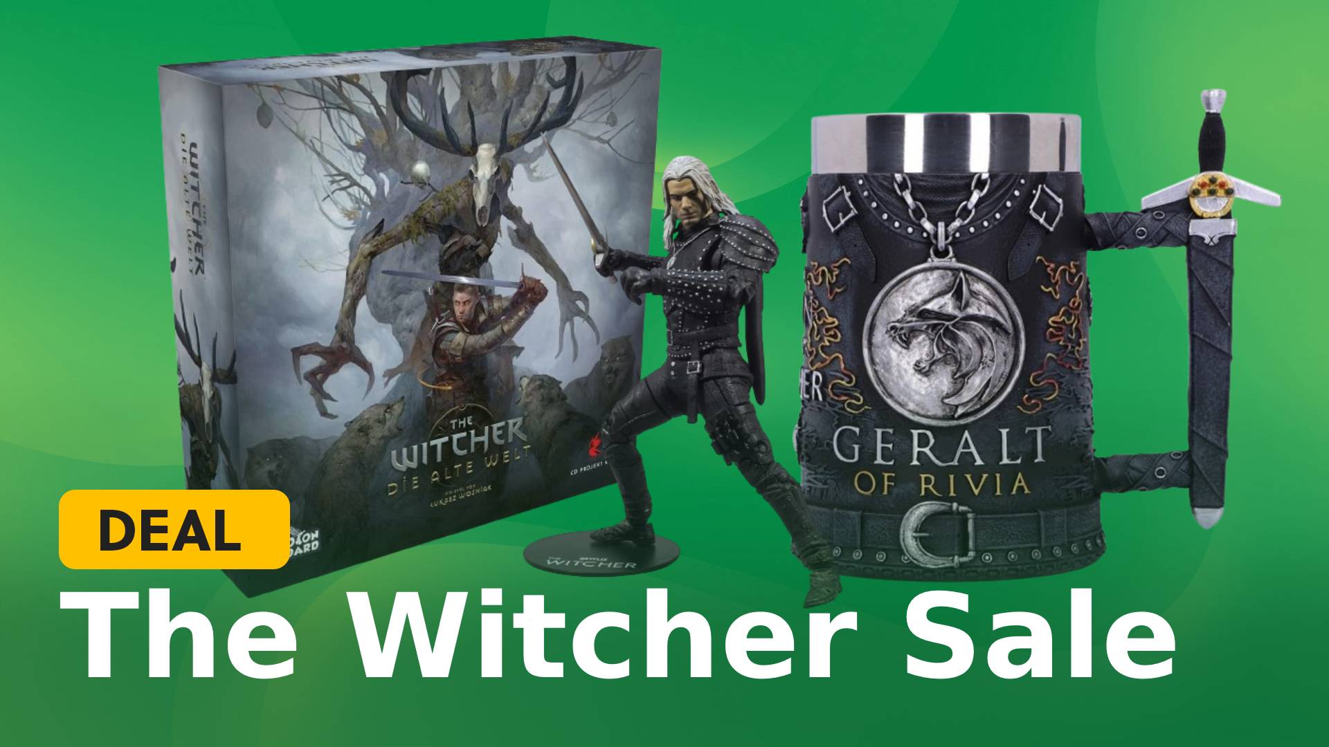 Amazon startet The Witcher Sale, bei dem ihr auf Spiele, Figuren und Brettspiele bis zu 50% sparen könnt