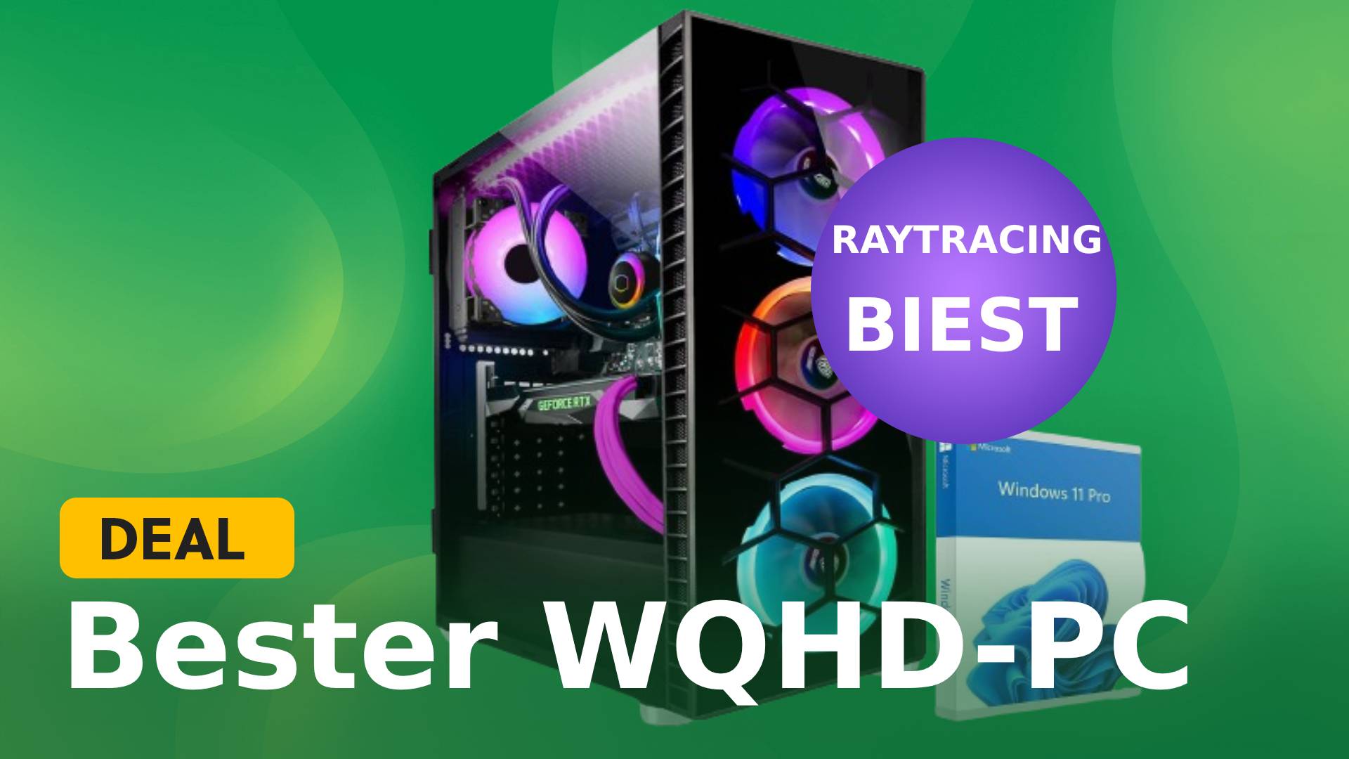 Starker Gaming-PC mit RTX 4070 & Intel Core i7 im Angebot – Fulminante Raytracing-Leistung