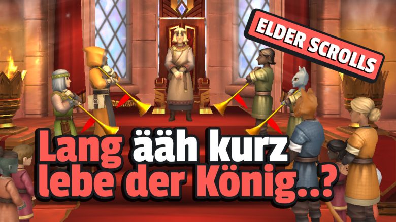 Im neuen Spiel zu Elder Scrolls war mein König nach einem Tag tot und seine einjährige Tochter regiert