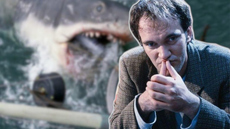 Collage Tarantino und Der weiße Hai