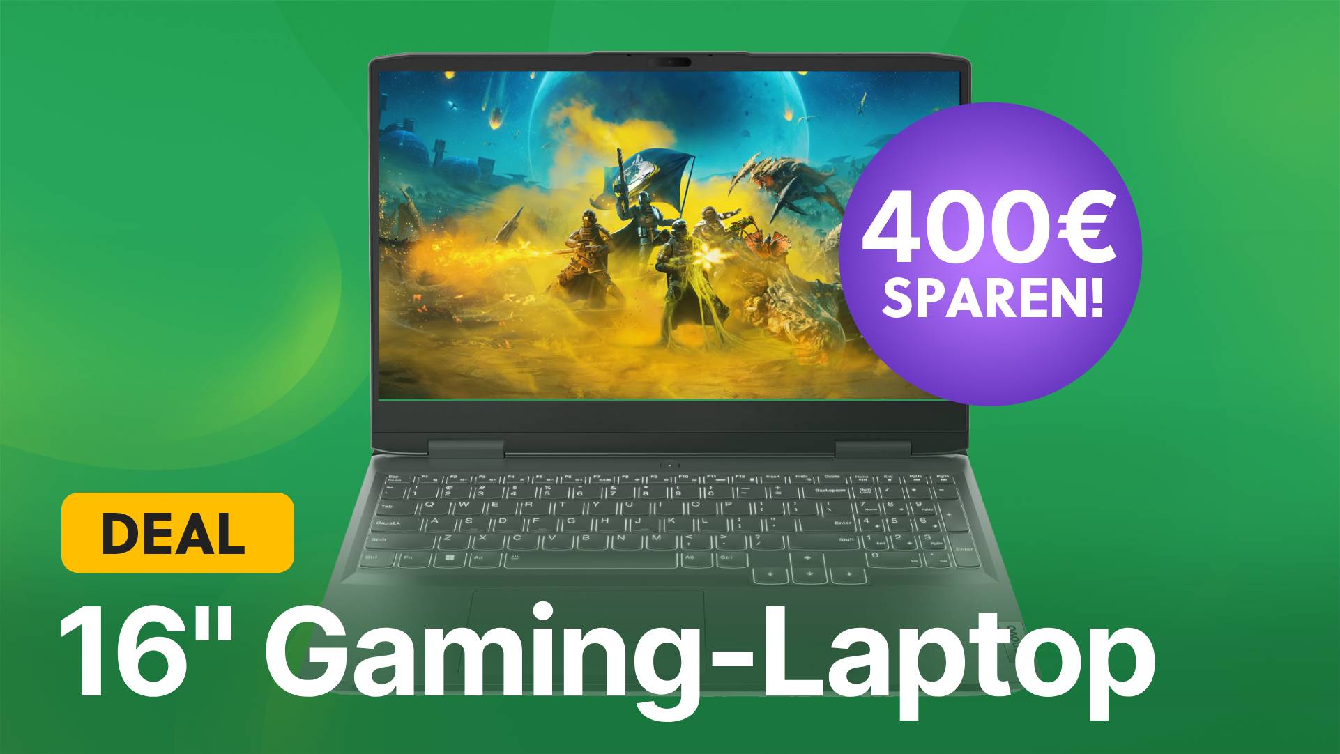 Mit diesem leistungsstarken Gaming-Laptop im Amazon-Angebot könnt ihr die Alienbrut aus Helldivers 2 auch unterwegs bekämpfen