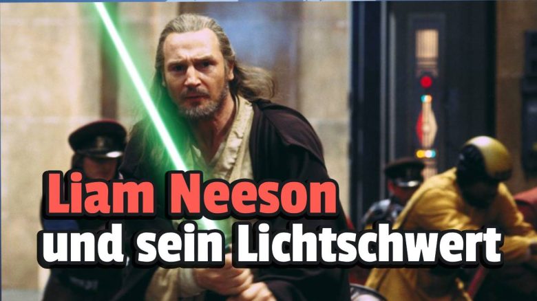 Die Dreharbeiten zu Star Wars: Episode 1 mussten unterbrochen werden, als Liam Neeson zum 1. Mal ein Lichtschwert benutzt
