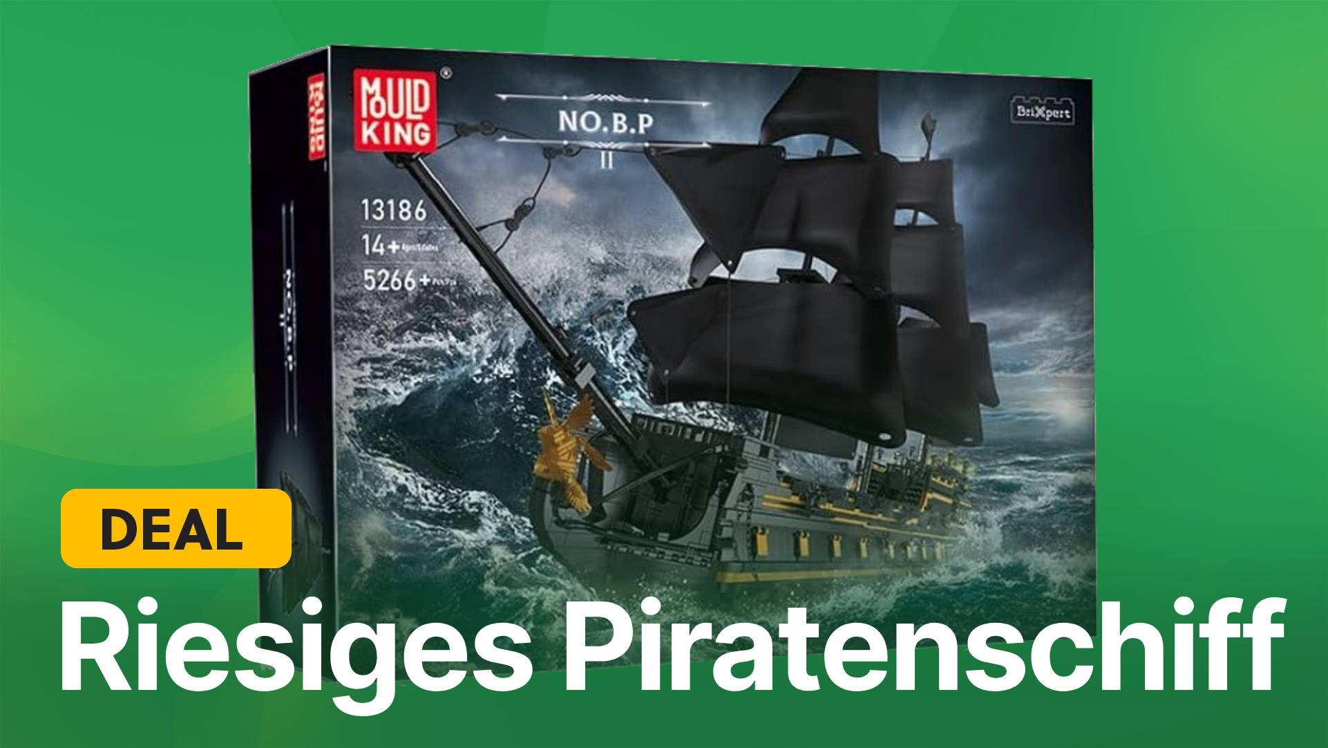 Wenn euch das LEGO Piratenschiff zu klein ist, gibt es bei Amazon gerade eine verdammt gute Alternative im Angebot