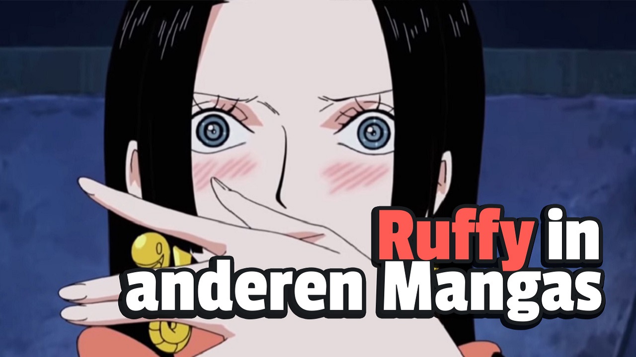 What the characters of One Piece looked like in the universes of Dragon Ball, Naruto and others.