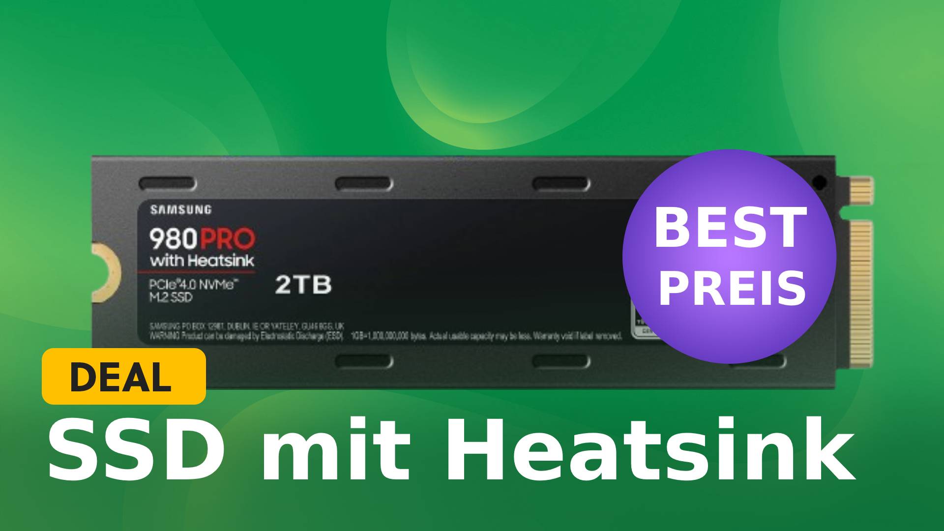 Superschnelle 2TB-SSD mit Heatsink & PS5-Kompatibilität im Preis herabgesetzt