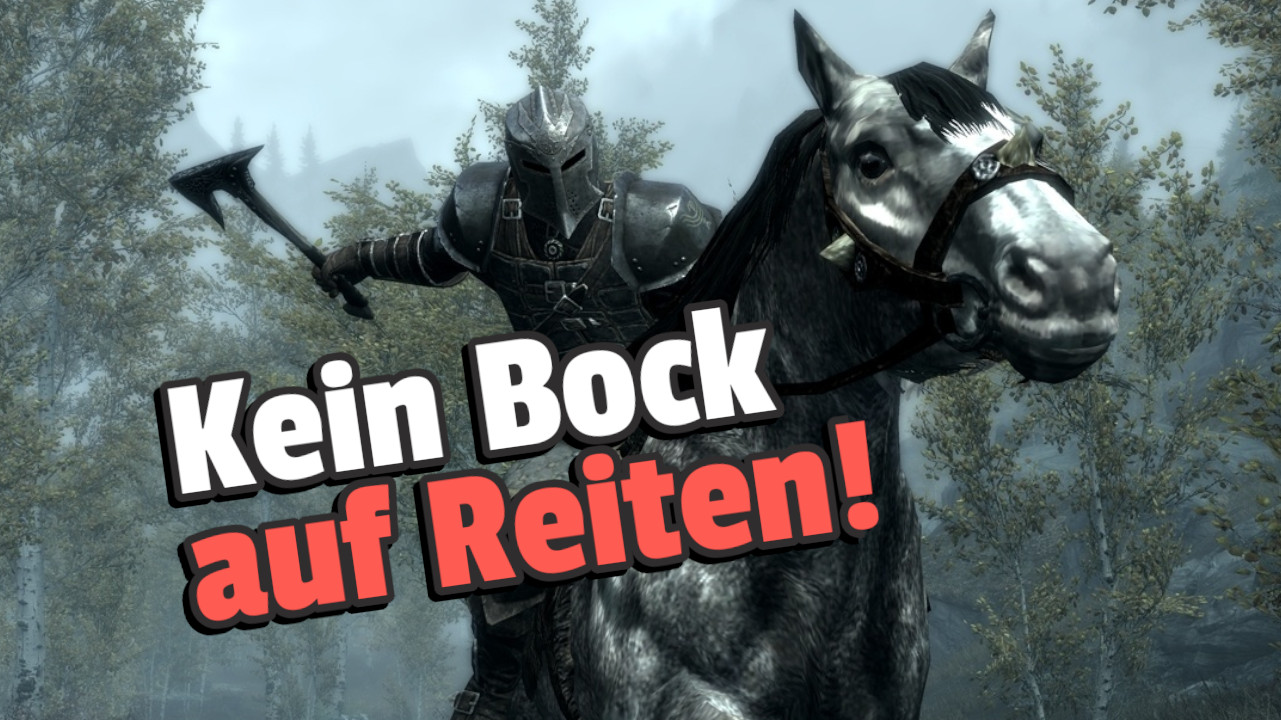 After 400 hours in Skyrim, a player explains why he absolutely does not want to use the horses in the game