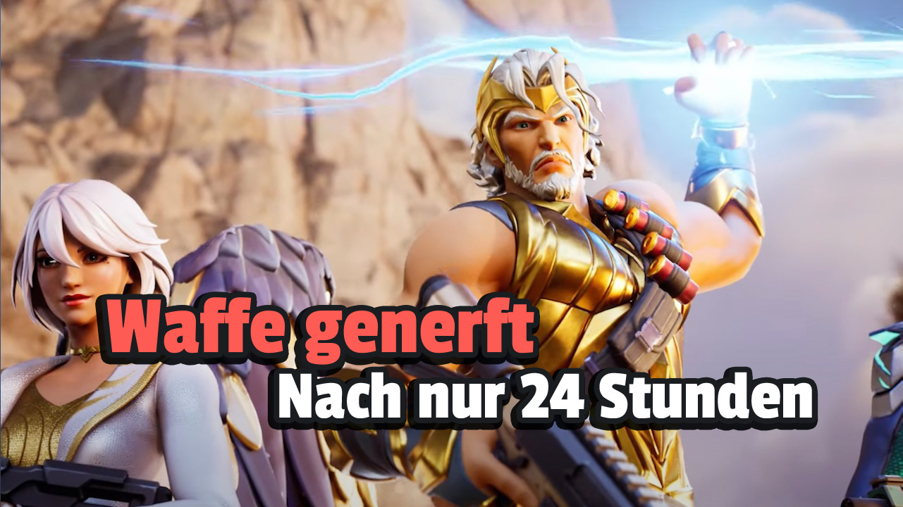 Fortnite: Players are excited about the new weapons – Epic nerfs one of them not even a day later by 1250 %