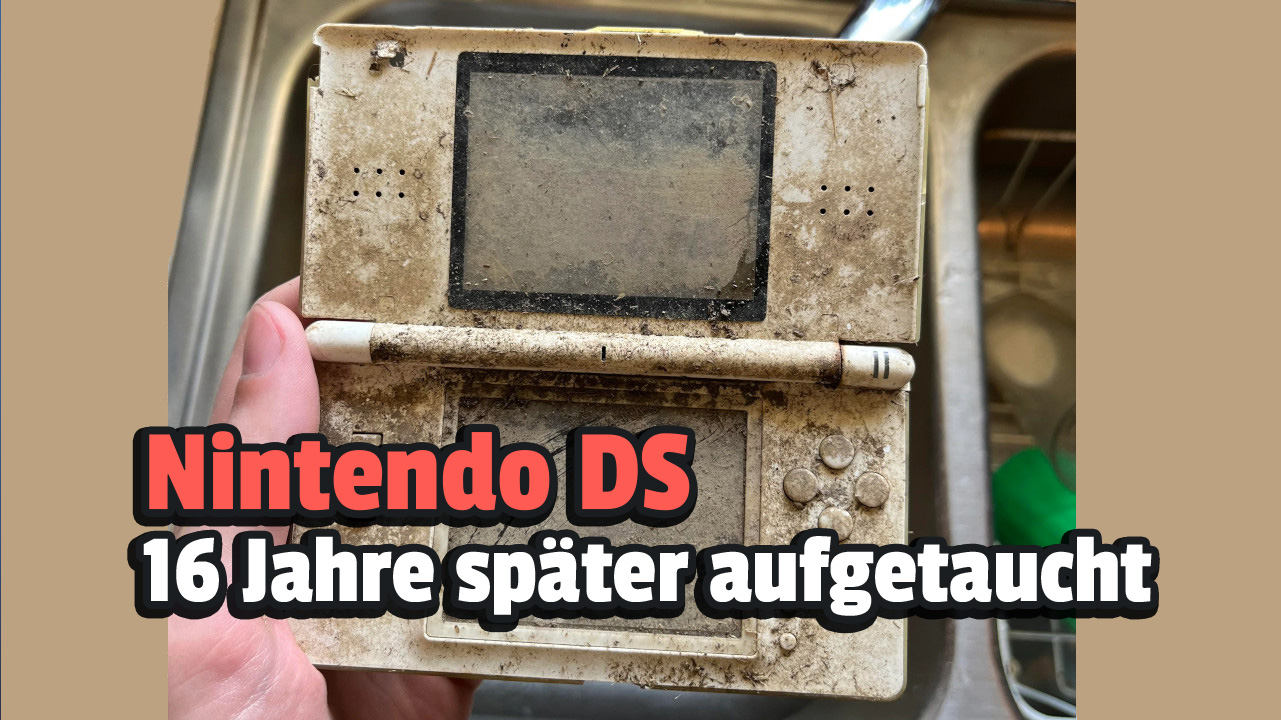 As a child, he lost his Nintendo DS – 16 years later, a player finds his console again during construction work