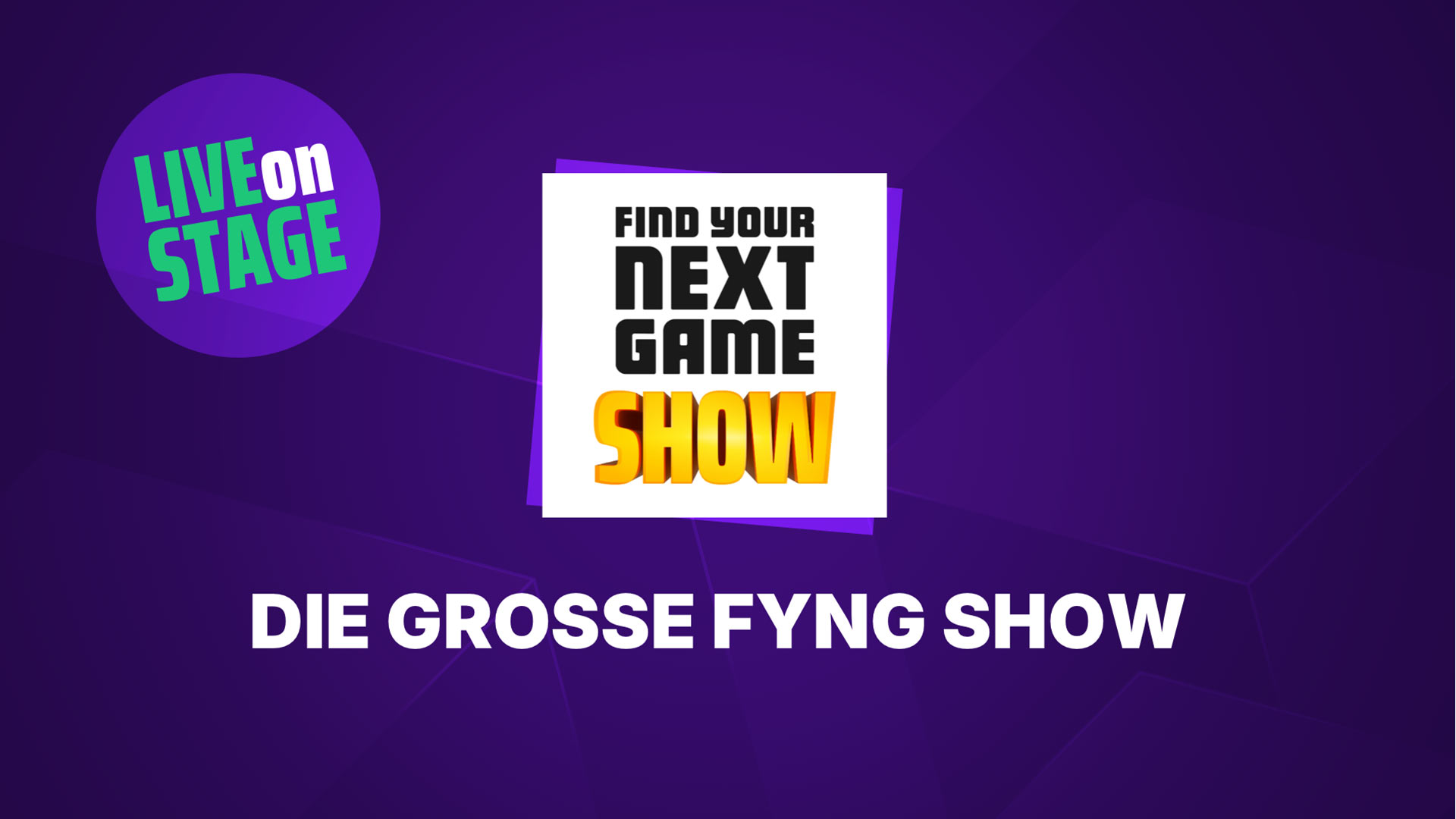 CAGGTUS 2024: Don’t miss our FYNG Show with world-exclusive game presentations and great guests