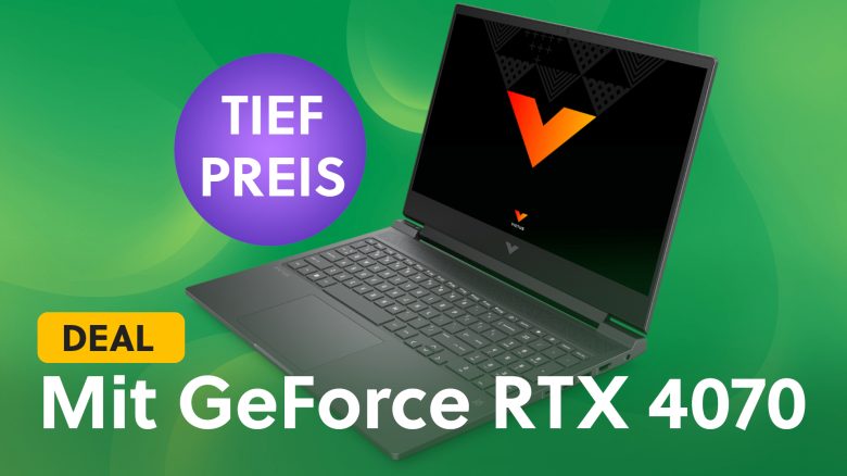 Mit GeForce RTX 4070: Jetzt Tiefpreis bei starkem Gaming-Laptop nutzen – dank eBay-Gutschein!