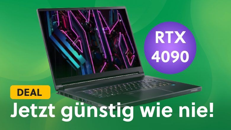 800 Euro sparen: Krasser Gaming-Laptop mit RTX 4090 und Core i9 jetzt günstig wie noch nie!