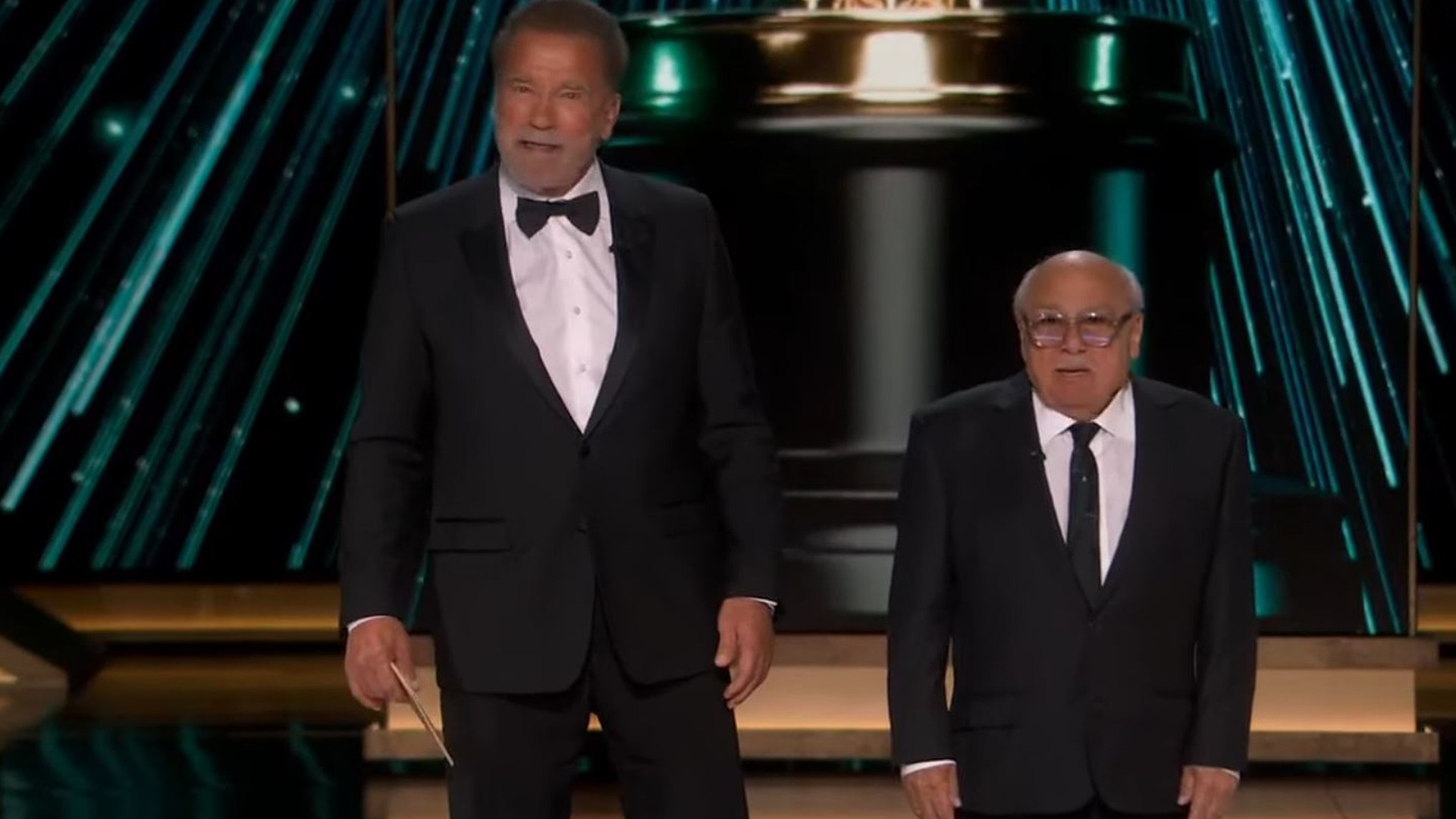 At the Oscars 2024, Schwarzenegger and DeVito meet their arch-enemy