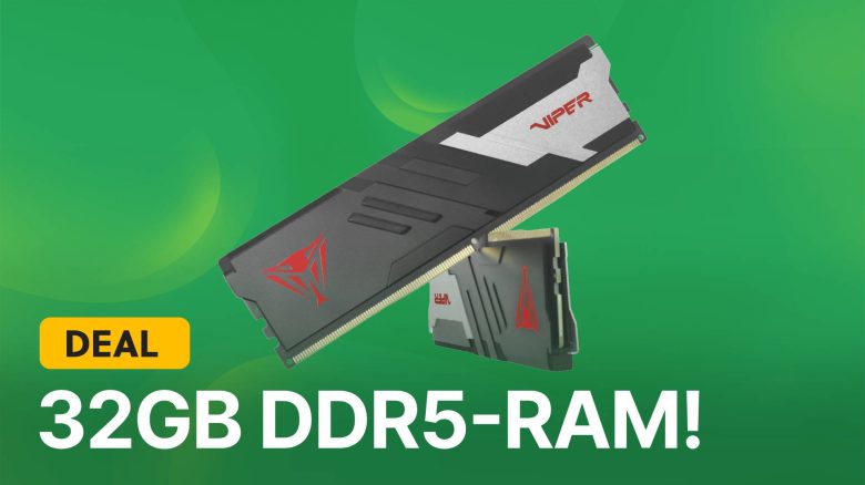 32GB DDR5-RAM im Angebot: Jetzt zuschlagen und günstig den Arbeitsspeicher aufrüsten