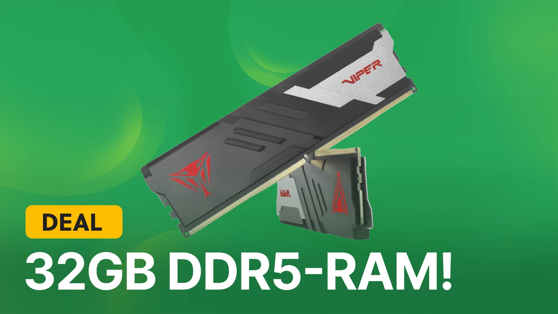 32GB DDR5-RAM im Angebot: Jetzt zuschlagen und günstig den Arbeitsspeicher aufrüsten